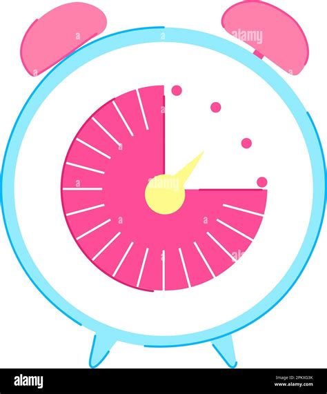 Countdown Kitchen Timer Cartoon Vector Illustration Stock Vector Image