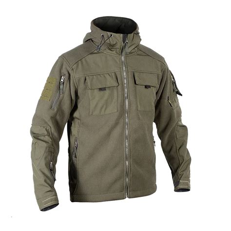 Chaqueta T Ctica Para Hombre Abrigo Militar De Lana Softshell Cazadora