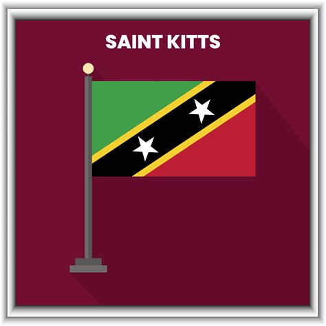 SAINT KITTS National Flag 25882703 Vector Art at Vecteezy