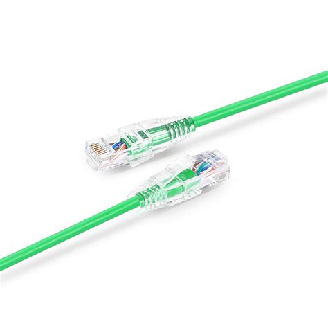 6in 0 15m Cat6 28AWG Snagless Unshielded UTP PVC CM Slim Ethernet