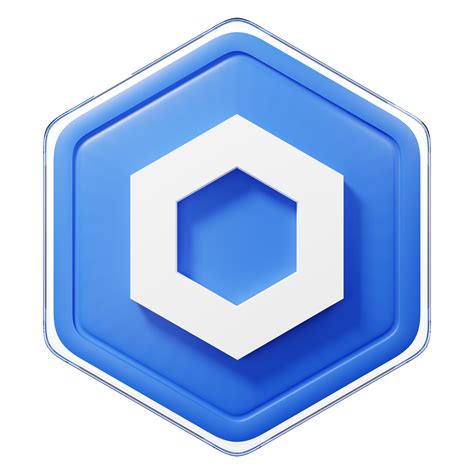 Chainlink LINK Badge Crypto 3D Rendering 11307340 PNG