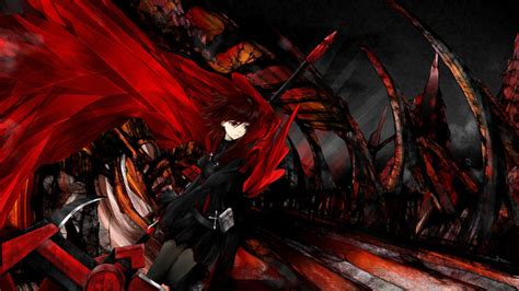 Red Anime Wallpapers Top Free Red Anime Backgrounds Wallpaperaccess