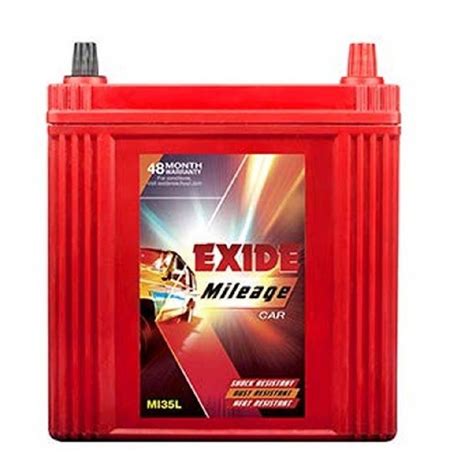 Capacity Ah Exide Mileage Ml L Car Battery At Rs In