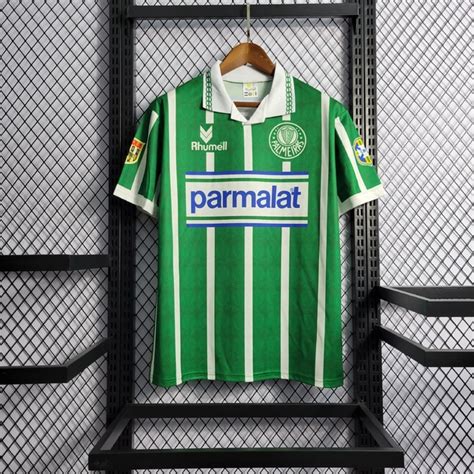 Camisa Do Palmeiras Retr Parmalat Verde Camiseta De Time