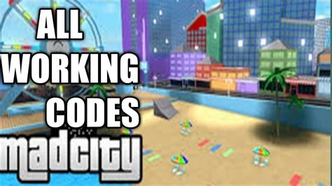 All Working Mad City Codes Of March Roblox Madcity Youtube