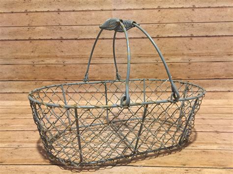 Farmhouse Wire Basket – Simple Pleasures ~ Bountiful Treasures