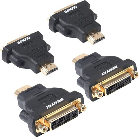 BENFEI Adaptador HDMI Para DVI Conversor Bidirecional HDMI Para DVI D