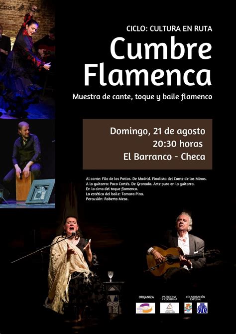 Las Primeras Figuras Del Cante Toque Y Baile Flamenco En Checa