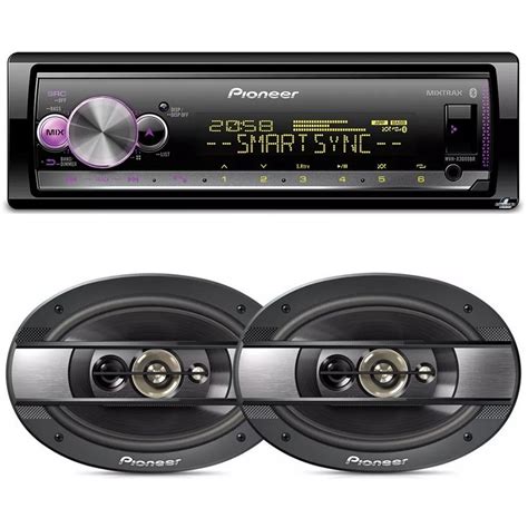 Pioneer Aparelho Som Mvh X3000br Bluetooth Spotify 02 Alto Falantes