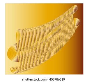 Gold Tassel Adobe Illustrator Pattern Brush Stock Vector Royalty Free