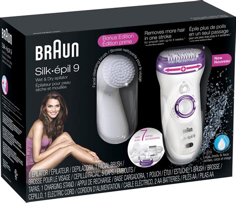 Best Buy Braun Silk épil 9 Epilator White Violet SE9 579