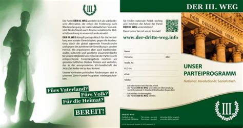 Punkte Parteiprogramm Faltblatt Materialvertrieb