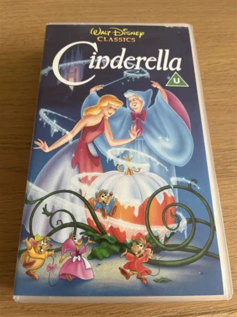 Cinderella Vhs Dm Walt Disney Vhs Picclick Uk