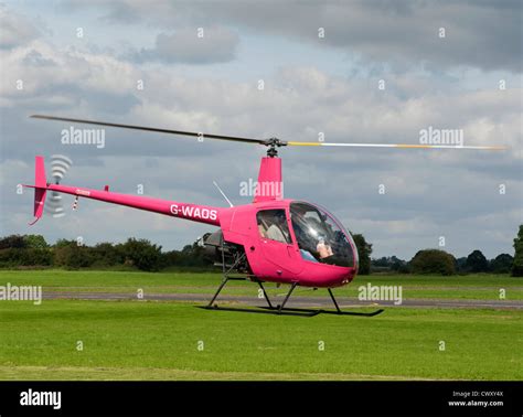 Robinson R22 Beta Two Seat Civil Private Small Helicopter At Halfpenny