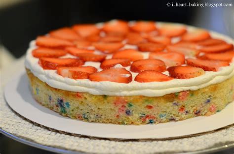 I Heart Baking Naked Funfetti Layer Cake