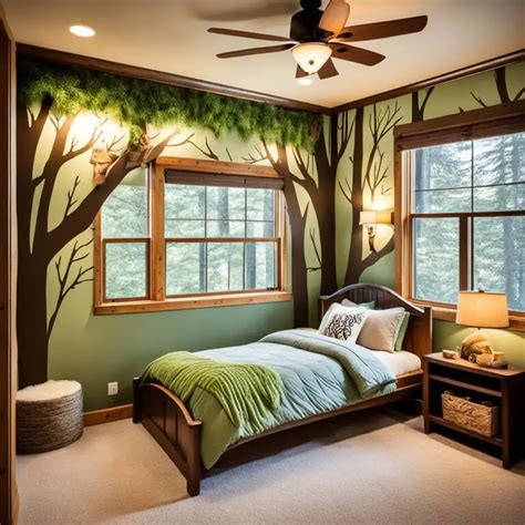 Inspiring Forest Themed Bedroom Ideas for a Tranquil Space