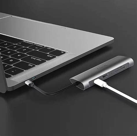 Wiwu Alpha In Usb C Hub A Hrt Gray A Hrtg Buy Best Price