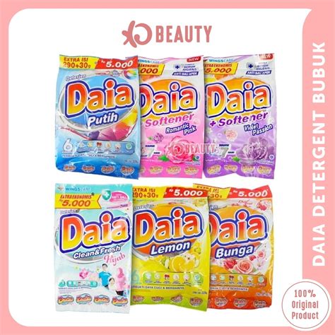 Jual Daia Deterjen Bubuk 290gr Shopee Indonesia