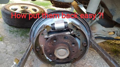 How To Assemble Opel Vauxhall ASTRA Drum Brakes YouTube