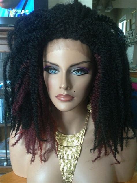 Lace Front Wig Dreadlocks Jamaican Style Inspired Waves Etsy