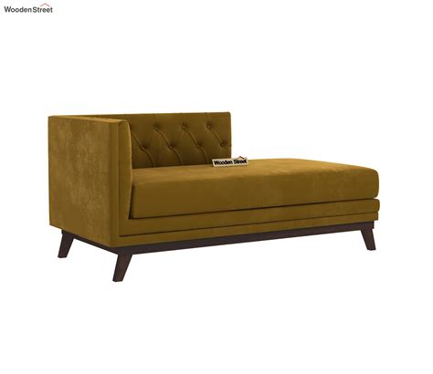 Buy Berlin L Shape Right Aligned Corner Sofa Velvet Chestnut Brown