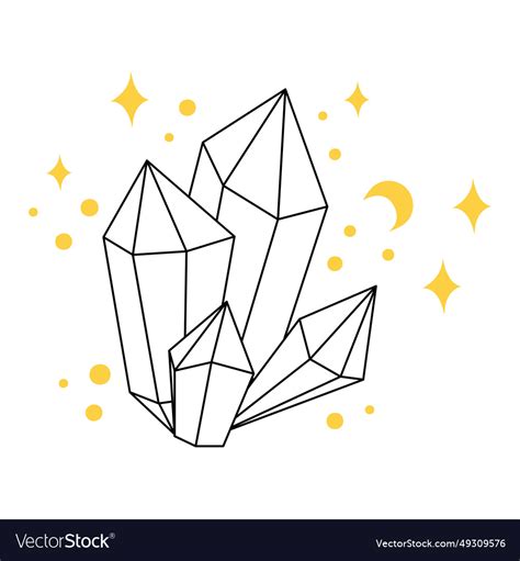 Crystal Royalty Free Vector Image - VectorStock