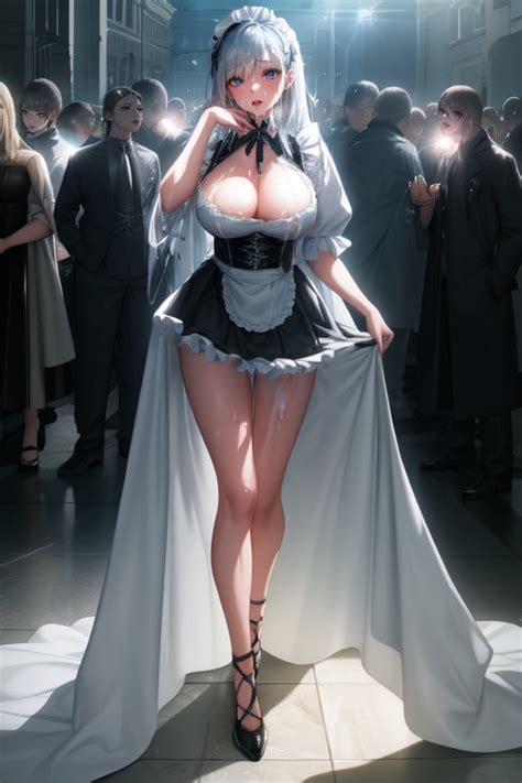 French Maid Ultra Detailed Many People Around Ai Porn