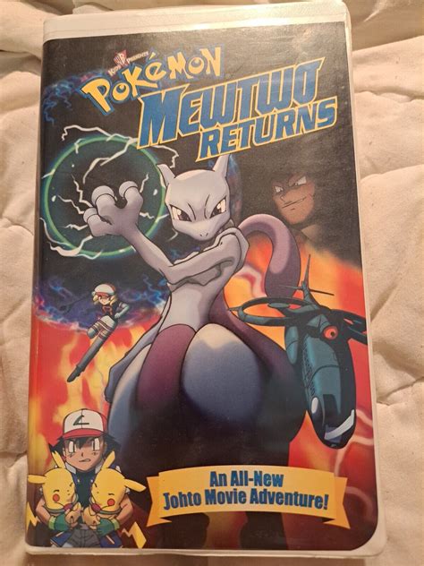 Pokemon Mewtwo Returns Vhs 2001 Clamshell Packaging 85392214235 Ebay