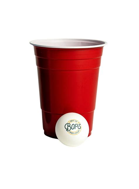 Bierpong Partybecher Rote Wiederverwendbare Trinkbecher Beer Pong Red