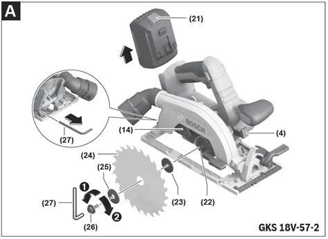 Bosch Gks Professional Cordless Circular Saw Instruction Manual