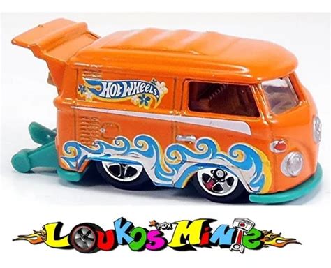 Hot Wheels Volkswagen Kool Kombi Showroom Laranja Lacrado