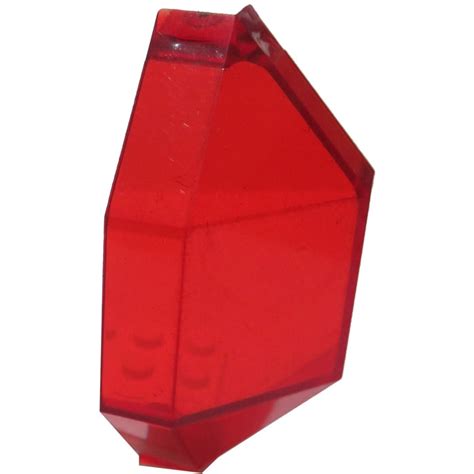 Lego Transparent Red Panel X X Corner Brick Owl Lego