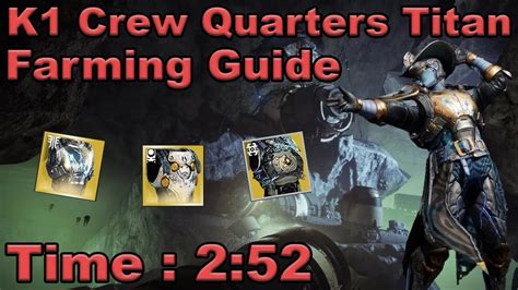 Destiny K Crew Quarters Titan Legend Lost Sector Farming Guide