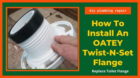 Oatey Toilet Flange Install