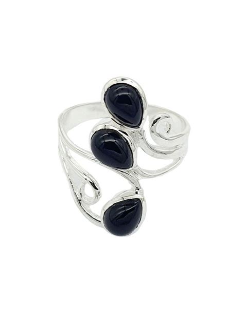 Stone Cab Tear Black Onyx Joy Collectables