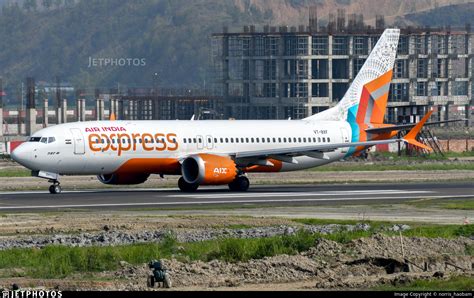 VT BXF Boeing 737 8 MAX Air India Express Norris Haobam JetPhotos