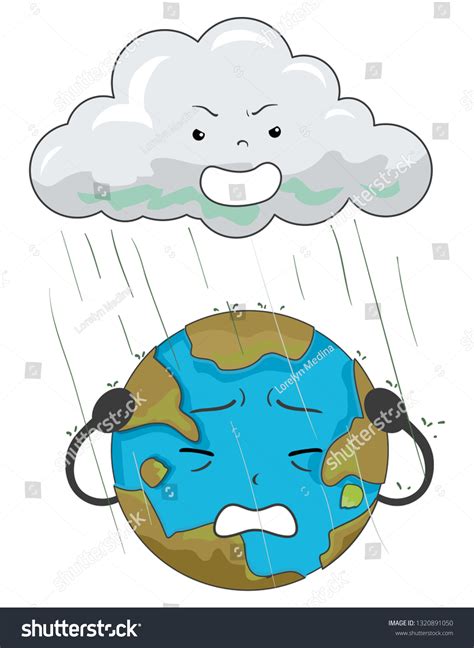 5 Rainfall Over The Earth Stock Vectors, Images & Vector Art | Shutterstock