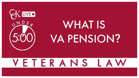 Va Pension And Eligibility Explained Youtube