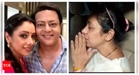 Rupali Ganguly Reaches Anupamaa Co Star And Friend Nitesh Pandeys