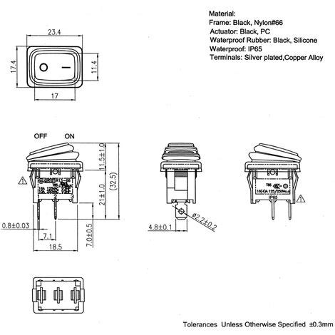 Tru Components Wippschalter Tc R A V Ac A X