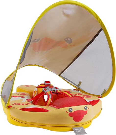 Mambobaby Flotador De Piscina Para Beb Con Toldo Y Cola Mambobaby