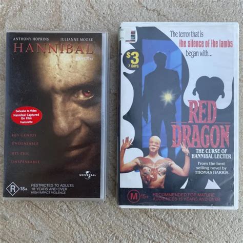 RED DRAGON AKA MANHUNTER HANIBAL VHS PAL Big Box Ex RENTAL Horror