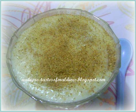 Nadiyas Tastes Of Maldives Pirini Rice Pudding