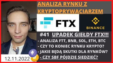 KRYPTOWALUTY Upadek Giełdy FTX GLASSNODE Koniec rynku krypto SBF FTT