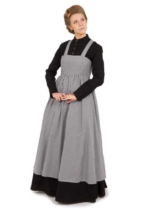 Pioneer Victorian Pinafore Pioneer Dress Victorian Aprons Wrap Dress Pattern