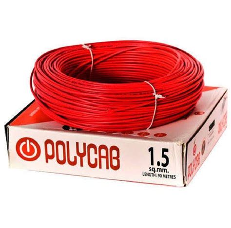 1 5 Sqmm Polycab House Wire 90m Rs 1500 Roll Online Electricals ID