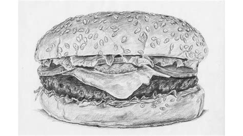 How to Draw a Hamburger | Let's Draw Today Club