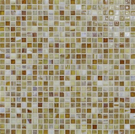 Shibui Naples Yellow Brick Mosaic 1X1 Natural - Glass Tile | Facings of
