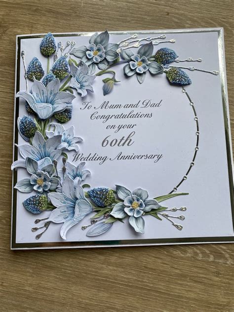 Pin By Andria Cameron On Cards Anniversary Cards Handmade Floral