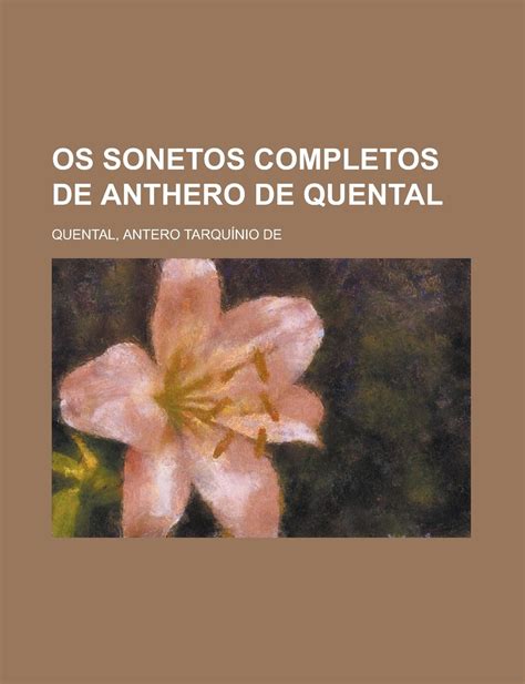 Os Sonetos Completos De Anthero De Quental Pdf Antero Tarquinio De Quental